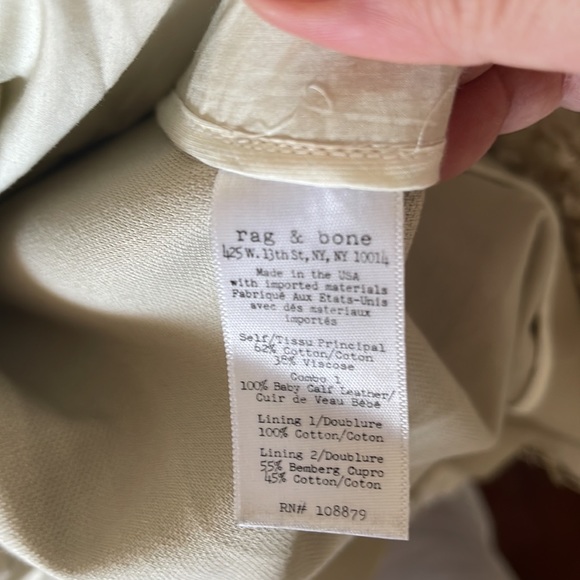 ⭐️SOLD⭐️ rag & bone trench coat - Picture 6 of 6